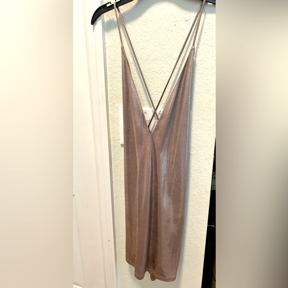 Express shiny sexy dress
